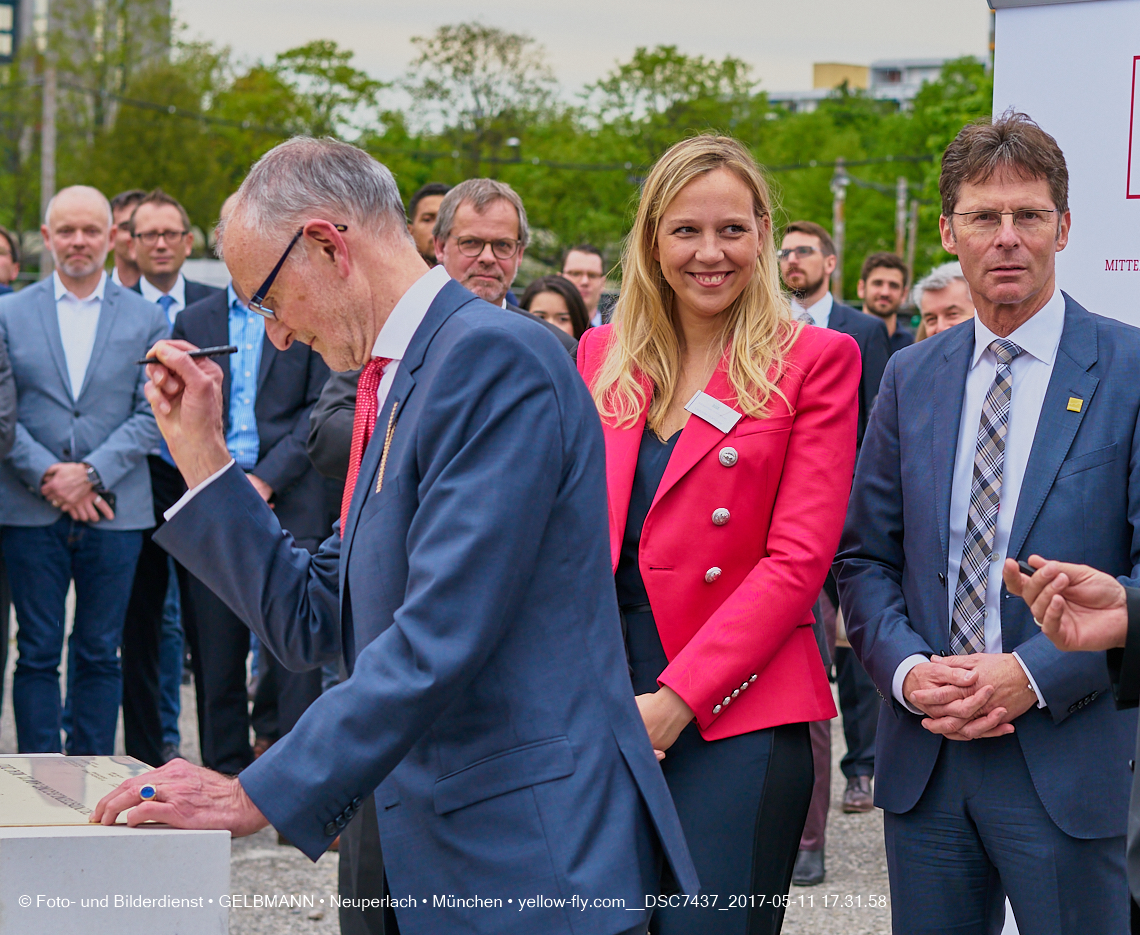 11. Mai 2017 - Grundsteinlegung für die LOGE und dem Kulturquadrat in Neuperlach